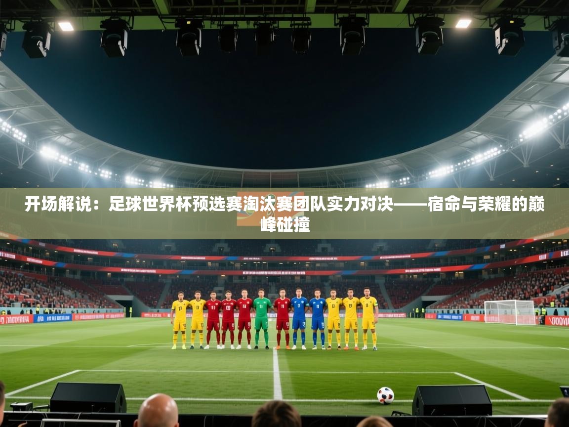 开场解说：足球世界杯预选赛淘汰赛团队实力对决——宿命与荣耀的巅峰碰撞